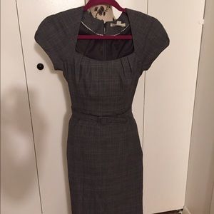 Banana Republic Business Casual Light Gray Dress