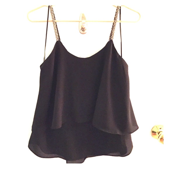 Black flowy top - Picture 2 of 7