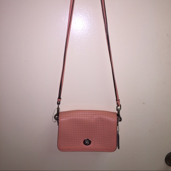 Salmon Coach cross body bag