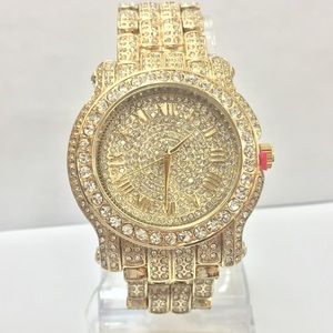 Men Bling Hip Hop Watch