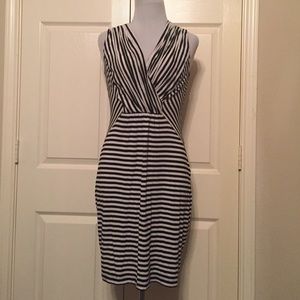 Calvin Klein V-neck stretch knit dress