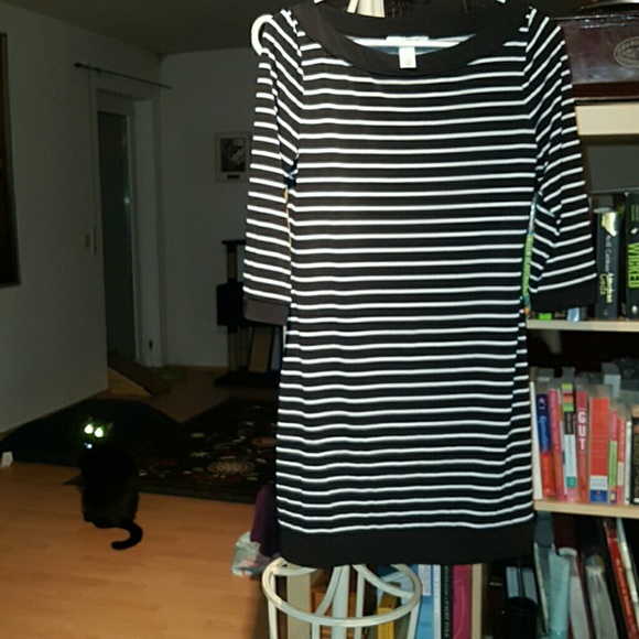 WHBM striped tunic dress