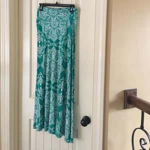 Bobeau maxi skirt