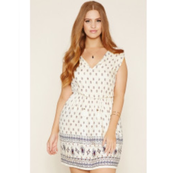 Forever 21 Plus - Bohemian Print Dress