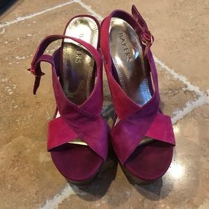 Bakers Wood Wedge Heels