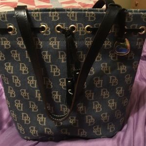 Dooney and Bourke denim bucket bag