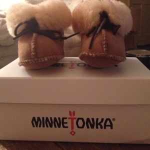 Brand New Baby Minnetonkas
