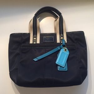 Coach Hampton tote- small black nylon