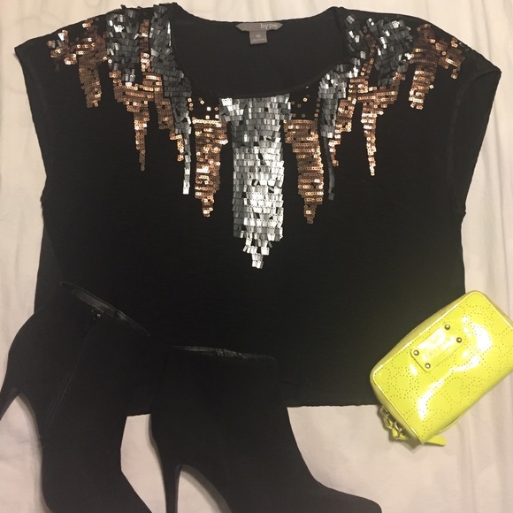 Sequined crop top *make me an offer*