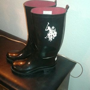 Mens Ralph Lauren London style rain boots