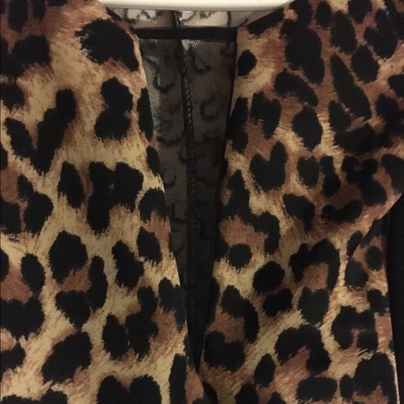 Cheetah Print Cocktail Dress - Picture 2 of 2