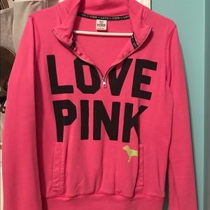 PINK quarter zip