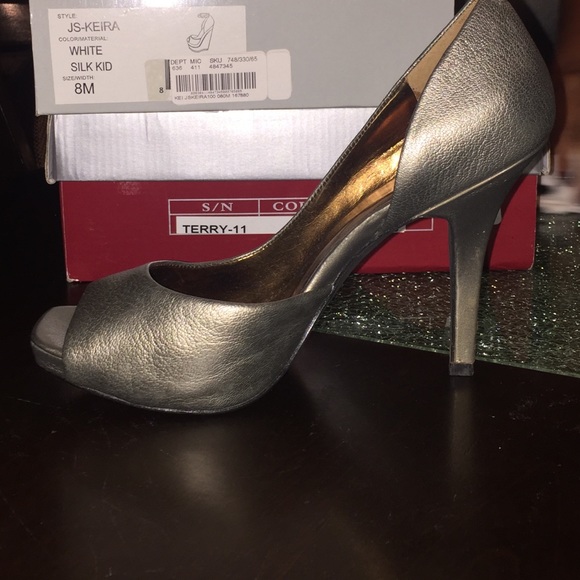 Silver Jessica Simpson Heel