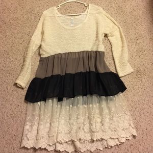 Lace tunic