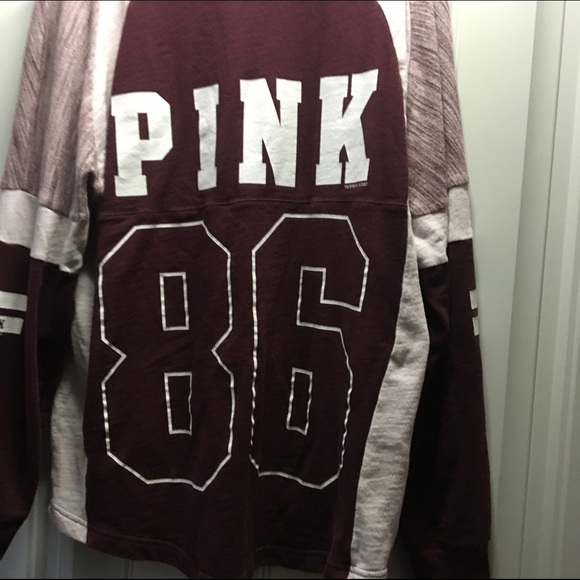 Pink varsity crew logo