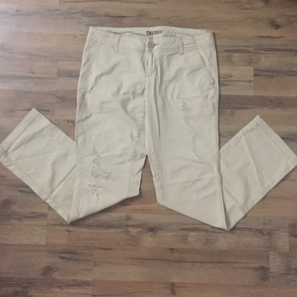 Distressed khakis - Picture 2 of 4