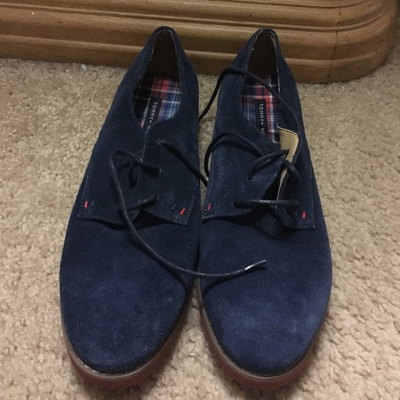 Navy blue loafers
