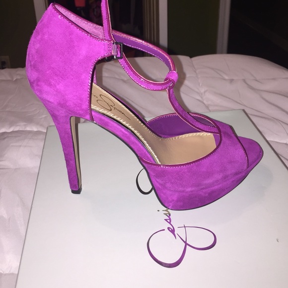 Jessica Simpson Shoes - Fuchsia Jessica Simpson Heel