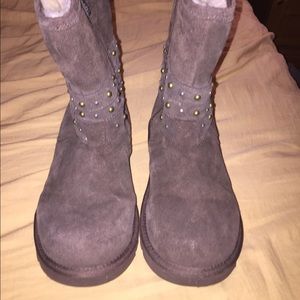 Brown Uggs with beading