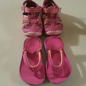 Toddler shoes both size 5