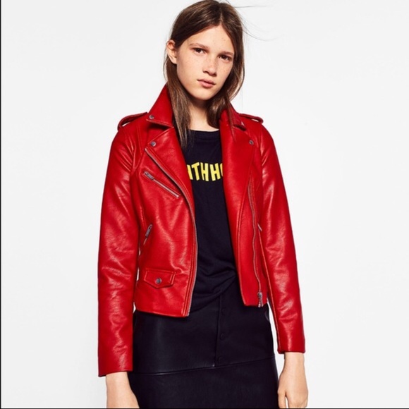 Zara red jacket!