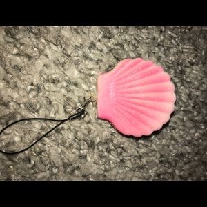 Pink shell squishy.
