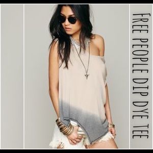 FREE PEOPLE We The Free Dip-Dyed Tee