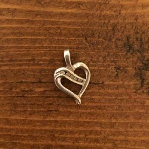 Kay Diamond Heart Necklace 1/20 ct Round Cut