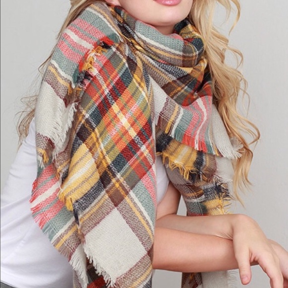 Mustard Blanket Scarf