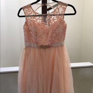 pink formal dress!