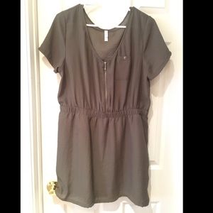 Khaki color dress