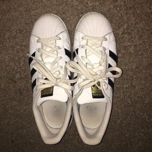 Black & White Adidas Superstar