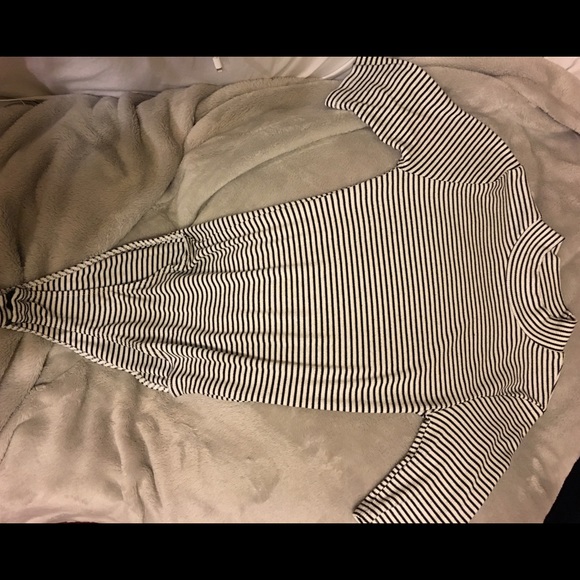 stripped body suit