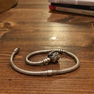 Pandora 7" Iconic Silver Charm Bracelet