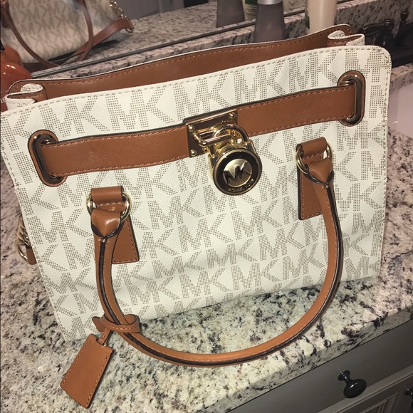 MICHAEL KORS Hamilton Logo PVC Satchel