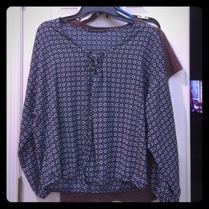 Harlow & Graham peasant blouse