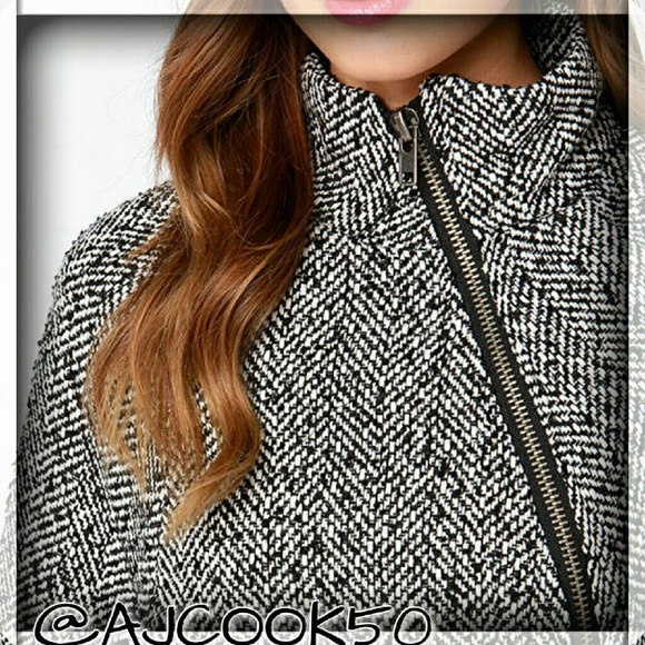 •HP•Tweed sidezip cape coat - Picture 3 of 6