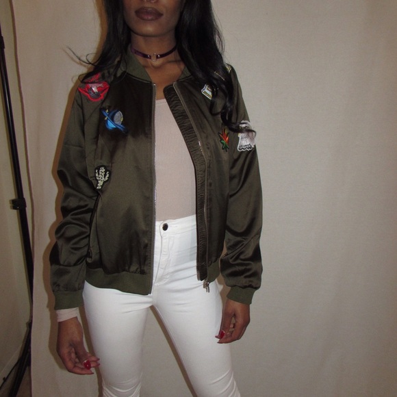 Patched Olive Bomber