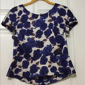 Ann Taylor peplum blouse