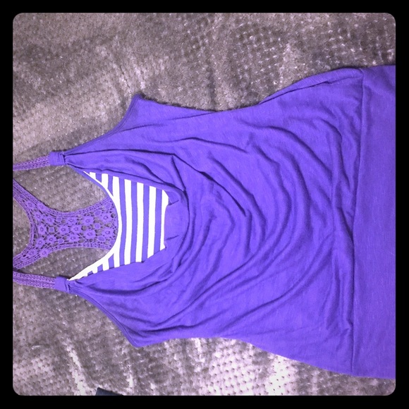 No Boundaries Purple Tank