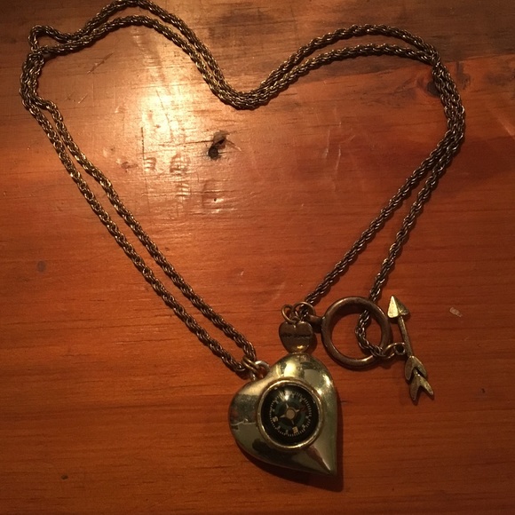 Compass necklace by Betsey Johnson