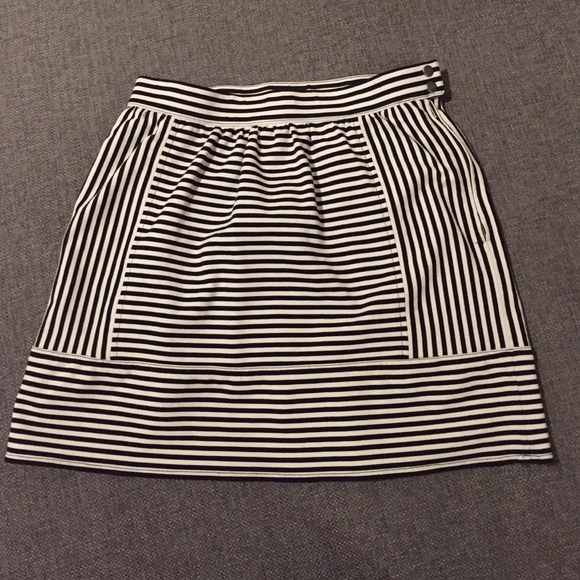 Madewell Striped Skirt - Size 2