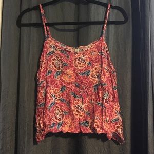 floral crop top