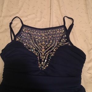Beautiful navy blue homecoming dress