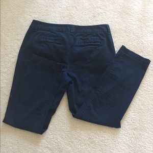 Navy blue ankle pants