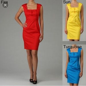 Turquoise Calvin Klein sheath dress-NWT