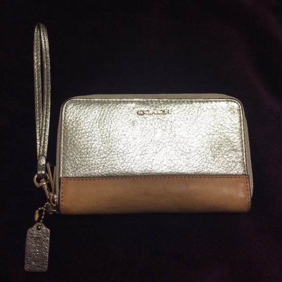 Double zip medium coach wallet - Picture 1 of 4
