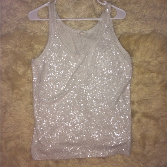 J Crew Sparkle Tank