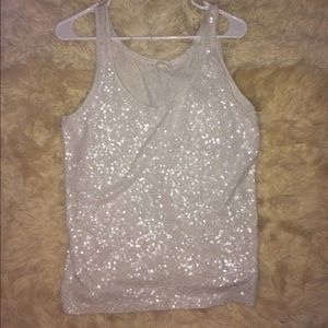 J Crew Sparkle Tank