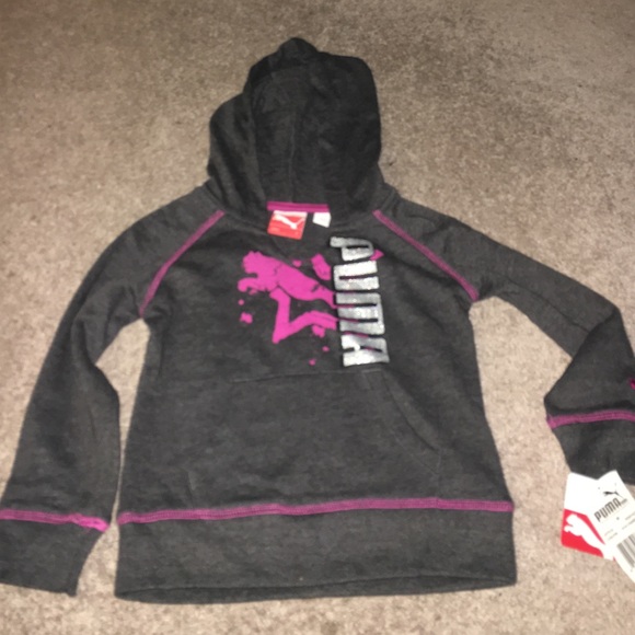 Girls puma hoodie